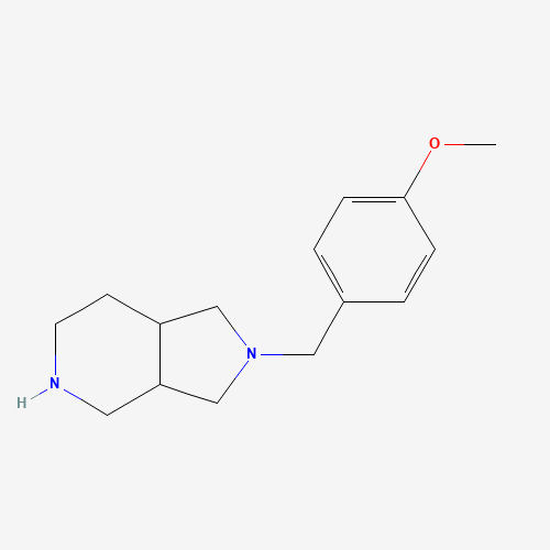 2-[(4-methoxyphenyl)methyl]-1,3,3a,4,5,6,7,7a-octahydropyrrolo[3,4-c]pyridine (CAS: 1360363-81-0) - Related Chemical Product