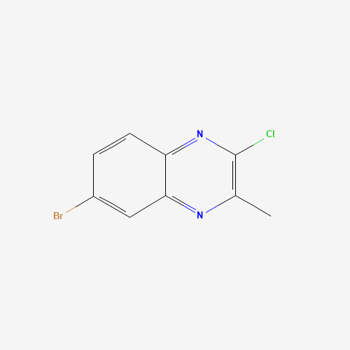 6-bromo-2-chloro-3-methylquinoxaline (CAS: 98416-72-9) - Chemical Structure and Molecular Formula 