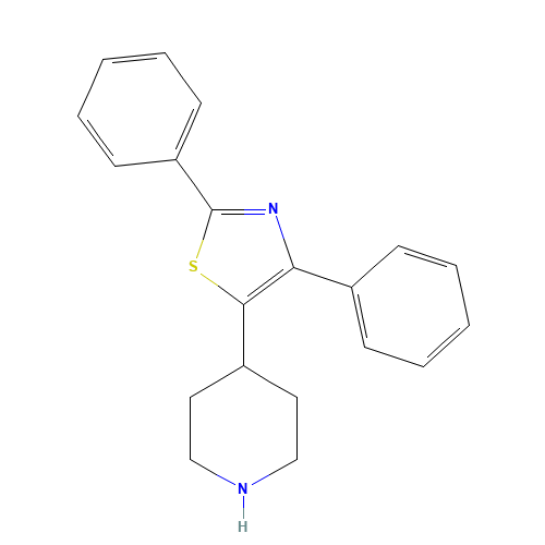2,4-diphenyl-5-piperidin-4-yl-1,3-thiazole (CAS: 1352278-01-3) - Related Chemical Product