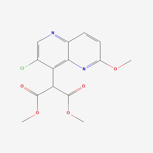 dimethyl 2-(3-chloro-6-methoxy-1,5-naphthyridin-4-yl)propanedioate (CAS: 943025-79-4) - Related Chemical Product