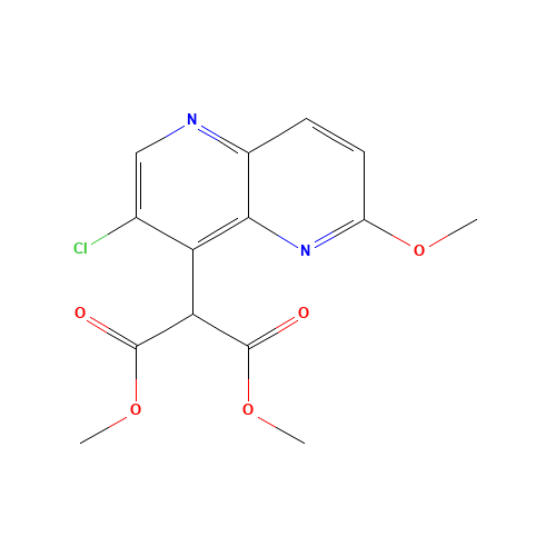 dimethyl 2-(3-chloro-6-methoxy-1,5-naphthyridin-4-yl)propanedioate (CAS: 943025-79-4) - Related Chemical Product