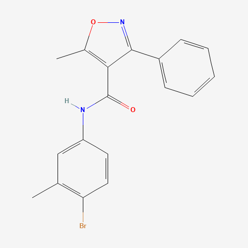 N-(4-bromo-3-methylphenyl)-5-methyl-3-phenyl-1,2-oxazole-4-carboxamide (CAS: 432515-74-7) - Related Chemical Product