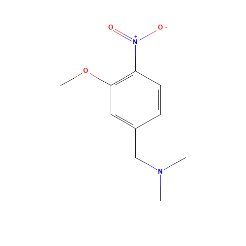 1-(3-methoxy-4-nitrophenyl)-N,N-dimethylmethanamine (CAS: 457099-66-0) - Related Chemical Product