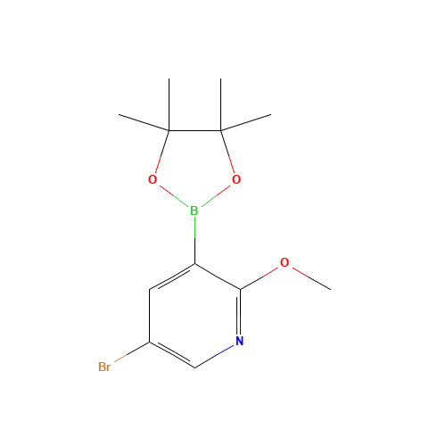 5-bromo-2-methoxy-3-(4,4,5,5-tetramethyl-1,3,2-dioxaborolan-2-yl)pyridine (CAS: 1073353-75-9) - Related Chemical Product