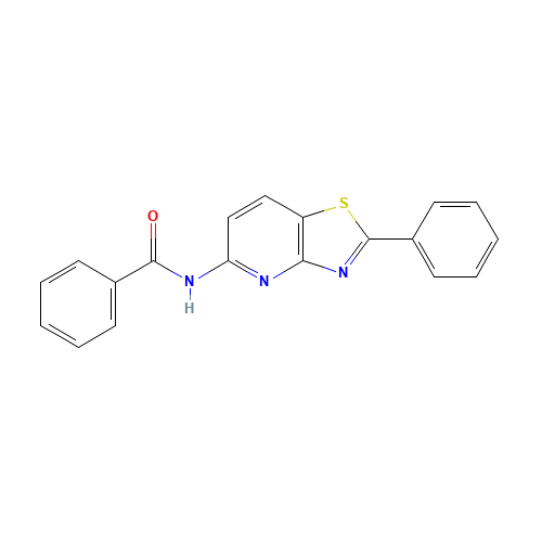 N-(2-phenyl-[1,3]thiazolo[4,5-b]pyridin-5-yl)benzamide (CAS: 52334-39-1) - Related Chemical Product