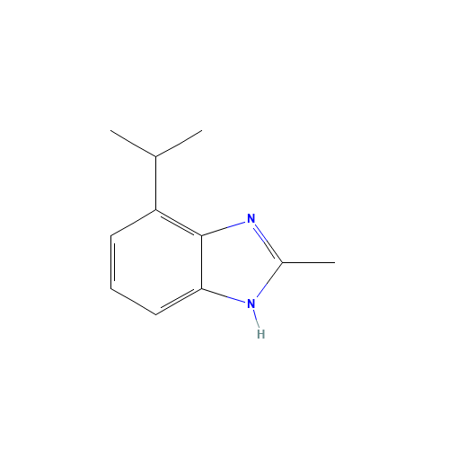 2-methyl-4-propan-2-yl-1H-benzimidazole (CAS: 134068-85-2) - Related Chemical Product