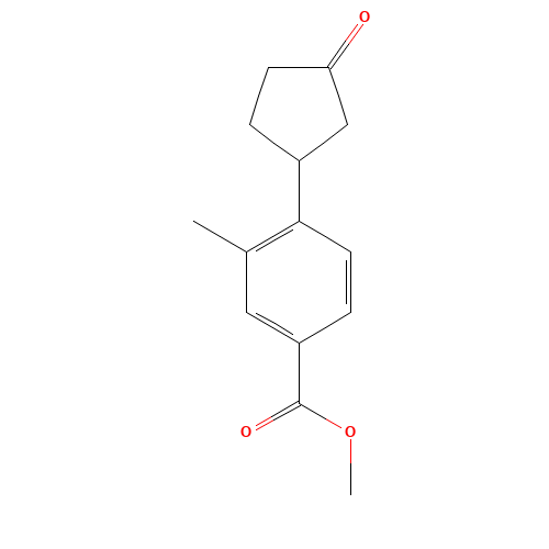 methyl 3-methyl-4-(3-oxocyclopentyl)benzoate (CAS: 872614-14-7) - Related Chemical Product