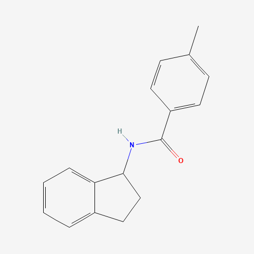 N-(2,3-dihydro-1H-inden-1-yl)-4-methylbenzamide (CAS: 168902-60-1) - Related Chemical Product