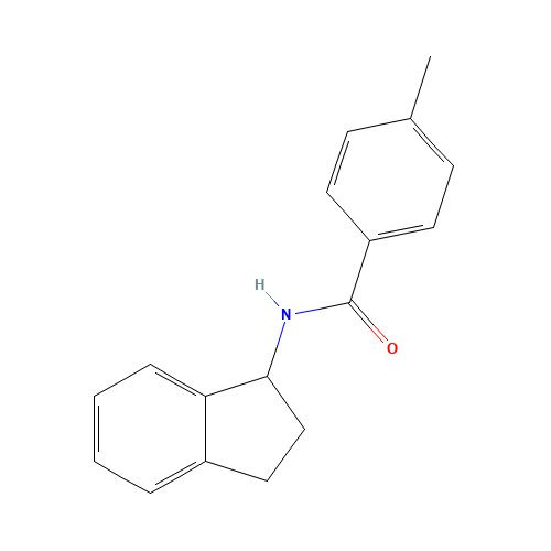 N-(2,3-dihydro-1H-inden-1-yl)-4-methylbenzamide (CAS: 168902-60-1) - Related Chemical Product