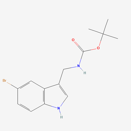 tert-butyl N-[(5-bromo-1H-indol-3-yl)methyl]carbamate (CAS: 339282-64-3) - Related Chemical Product