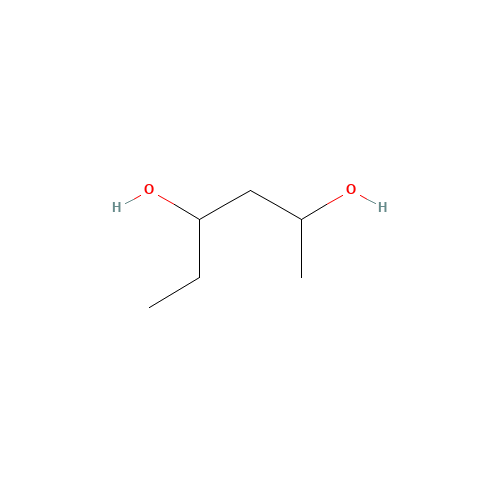 hexane-2,4-diol (CAS: 19780-90-6) - Chemical Structure and Molecular Formula 