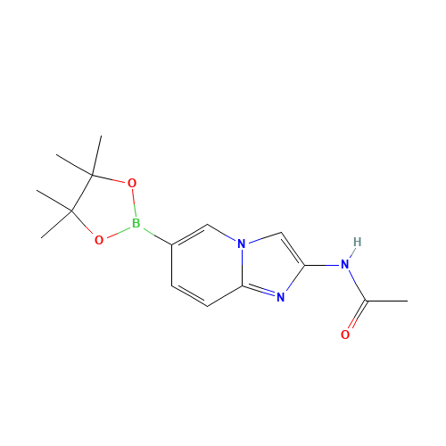 N-[6-(4,4,5,5-tetramethyl-1,3,2-dioxaborolan-2-yl)imidazo[1,2-a]pyridin-2-yl]acetamide (CAS: 947249-08-3) - Related Chemical Product