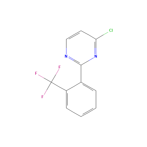 4-chloro-2-[2-(trifluoromethyl)phenyl]pyrimidine (CAS: 1155598-43-8) - Related Chemical Product