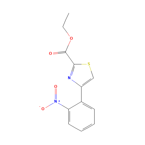ethyl 4-(2-nitrophenyl)-1,3-thiazole-2-carboxylate (CAS: 172848-60-1) - Related Chemical Product