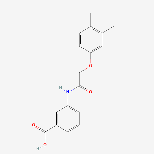 3-[[2-(3,4-dimethylphenoxy)acetyl]amino]benzoic acid (CAS: 319489-60-6) - Related Chemical Product