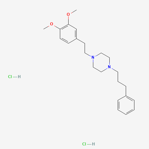 1-[2-(3,4-dimethoxyphenyl)ethyl]-4-(3-phenylpropyl)piperazine;dihydrochloride (CAS: 165377-44-6) - Related Chemical Product