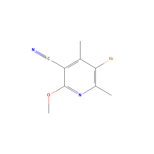 5-bromo-2-methoxy-4,6-dimethylpyridine-3-carbonitrile (CAS: 113893-02-0) - Related Chemical Product