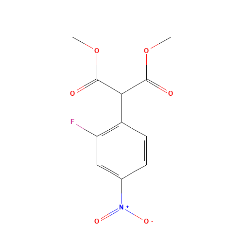 dimethyl 2-(2-fluoro-4-nitrophenyl)propanedioate (CAS: 188975-47-5) - Related Chemical Product