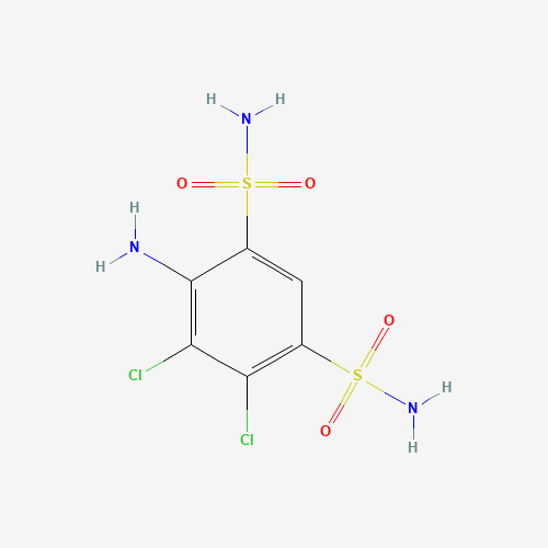 4-amino-5,6-dichlorobenzene-1,3-disulfonamide (CAS: 5250-72-6) - Related Chemical Product