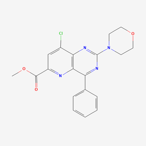 methyl 8-chloro-2-morpholin-4-yl-4-phenylpyrido[3,2-d]pyrimidine-6-carboxylate (CAS: 1240123-47-0) - Related Chemical Product