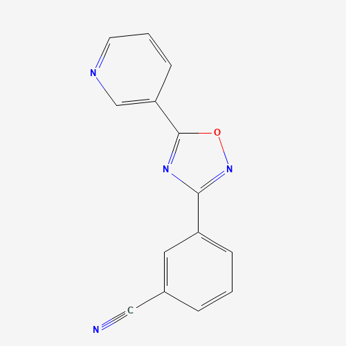 3-(5-pyridin-3-yl-1,2,4-oxadiazol-3-yl)benzonitrile (CAS: 1033723-97-5) - Related Chemical Product