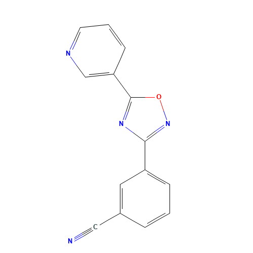 3-(5-pyridin-3-yl-1,2,4-oxadiazol-3-yl)benzonitrile (CAS: 1033723-97-5) - Related Chemical Product