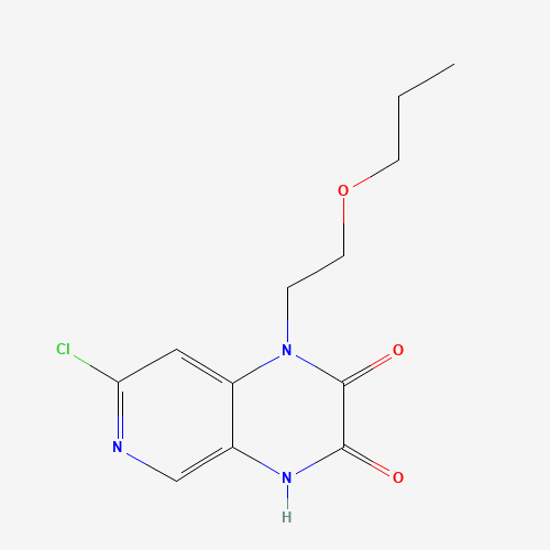 7-chloro-1-(2-propoxyethyl)-4H-pyrido[3,4-b]pyrazine-2,3-dione (CAS: 1186508-07-5) - Related Chemical Product