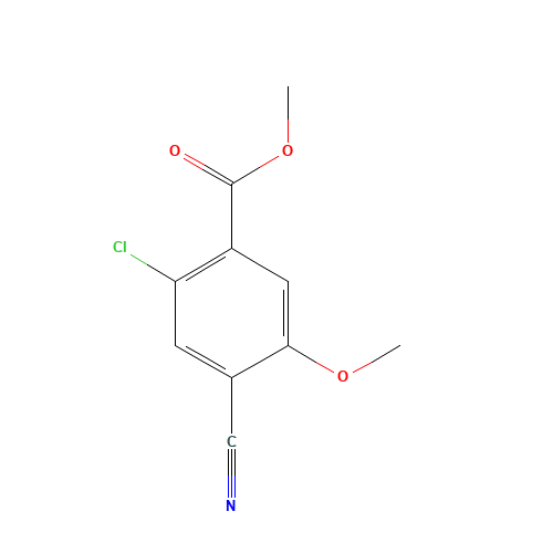 methyl 2-chloro-4-cyano-5-methoxybenzoate (CAS: 1141474-38-5) - Related Chemical Product