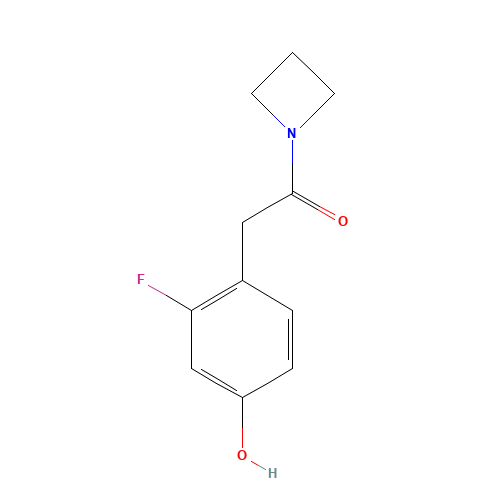 1-(azetidin-1-yl)-2-(2-fluoro-4-hydroxyphenyl)ethanone (CAS: 1402555-51-4) - Related Chemical Product