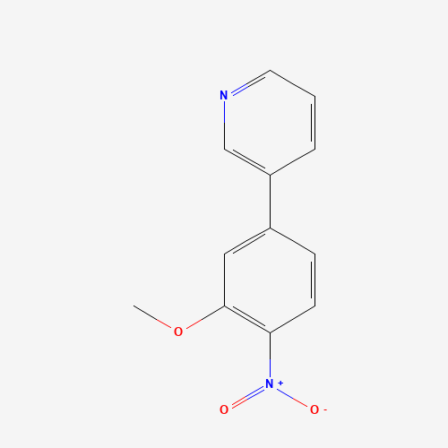 3-(3-methoxy-4-nitrophenyl)pyridine (CAS: 103347-92-8) - Related Chemical Product