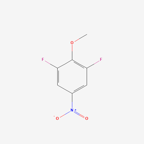 1,3-difluoro-2-methoxy-5-nitrobenzene (CAS: 392-25-6) - Chemical Structure and Molecular Formula 