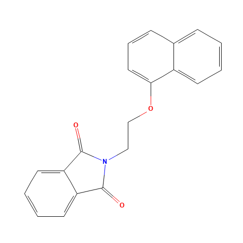2-(2-naphthalen-1-yloxyethyl)isoindole-1,3-dione (CAS: 118868-72-7) - Related Chemical Product