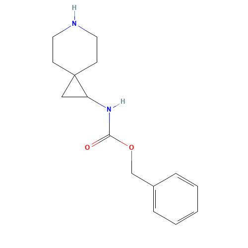 benzyl N-(6-azaspiro[2.5]octan-2-yl)carbamate (CAS: 1239852-33-5) - Chemical Structure and Molecular Formula 