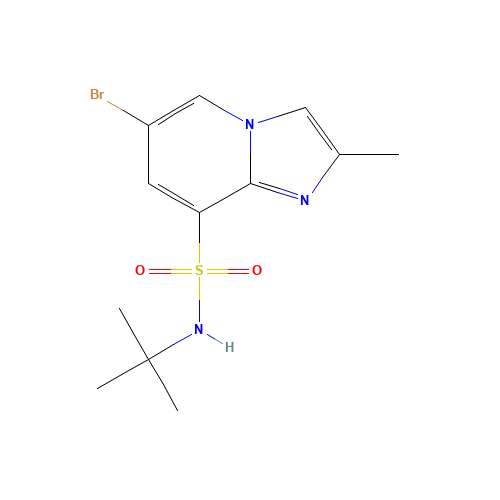 6-bromo-N-tert-butyl-2-methylimidazo[1,2-a]pyridine-8-sulfonamide (CAS: 1272356-86-1) - Related Chemical Product