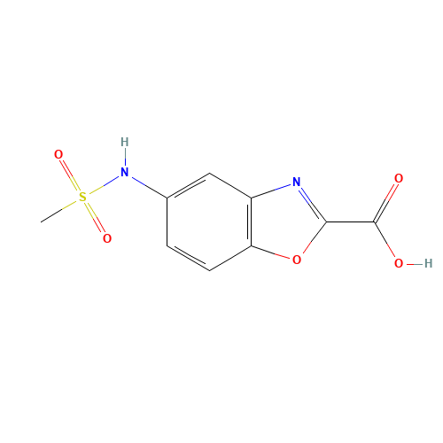 5-(methanesulfonamido)-1,3-benzoxazole-2-carboxylic acid (CAS: 1227406-89-4) - Related Chemical Product