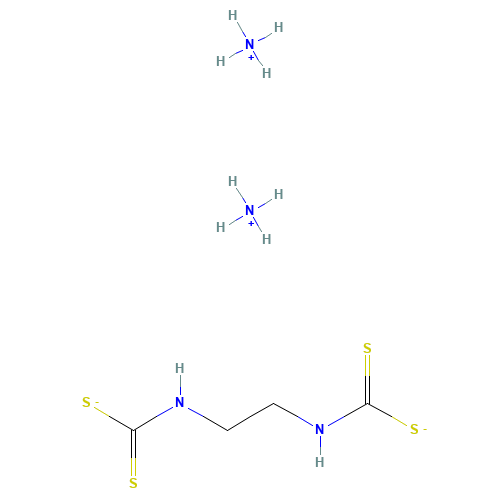 diazanium;N-[2-(sulfidocarbothioylamino)ethyl]carbamodithioate (CAS: 3366-10-7) - Related Chemical Product