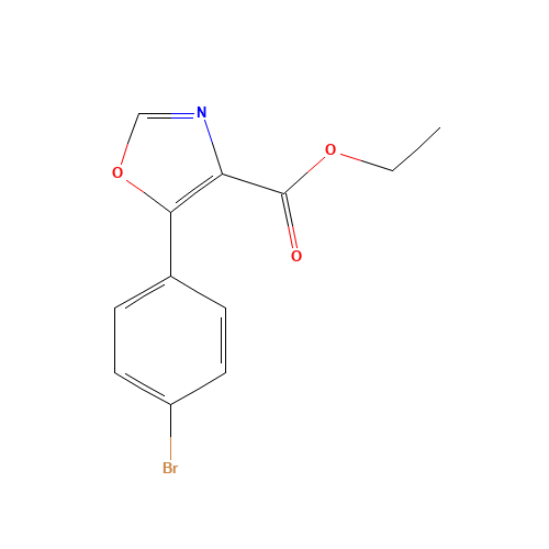 ethyl 5-(4-bromophenyl)-1,3-oxazole-4-carboxylate (CAS: 127919-32-8) - Related Chemical Product