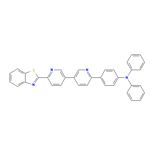 4-[5-[6-(1,3-benzothiazol-2-yl)pyridin-3-yl]pyridin-2-yl]-N,N-diphenylaniline (CAS: 1365756-91-7) - Related Chemical Product