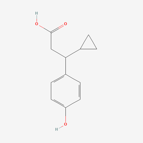 3-cyclopropyl-3-(4-hydroxyphenyl)propanoic acid (CAS: 1073545-88-6) - Related Chemical Product