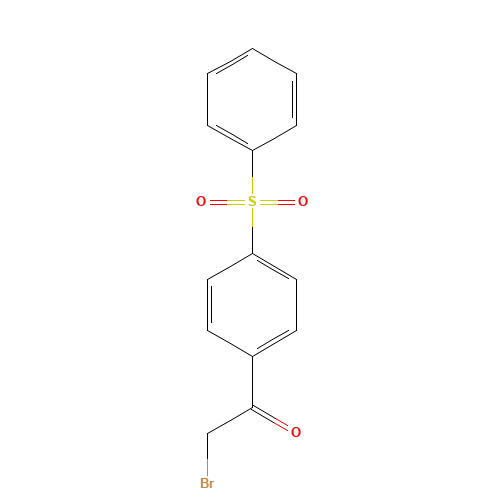 1-[4-(benzenesulfonyl)phenyl]-2-bromoethanone (CAS: 4779-37-7) - Related Chemical Product