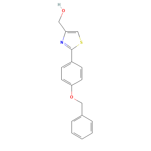 [2-(4-phenylmethoxyphenyl)-1,3-thiazol-4-yl]methanol (CAS: 885279-89-0) - Related Chemical Product