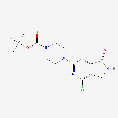 tert-butyl 4-(4-chloro-1-oxo-2,3-dihydropyrrolo[3,4-c]pyridin-6-yl)piperazine-1-carboxylate (CAS: 1201676-05-2) - Related Chemical Product