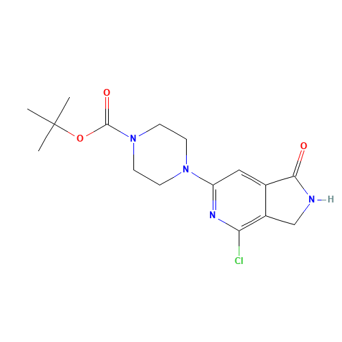 tert-butyl 4-(4-chloro-1-oxo-2,3-dihydropyrrolo[3,4-c]pyridin-6-yl)piperazine-1-carboxylate (CAS: 1201676-05-2) - Related Chemical Product