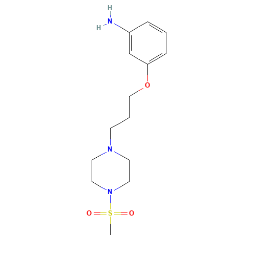 3-[3-(4-methylsulfonylpiperazin-1-yl)propoxy]aniline (CAS: 1211822-90-0) - Related Chemical Product