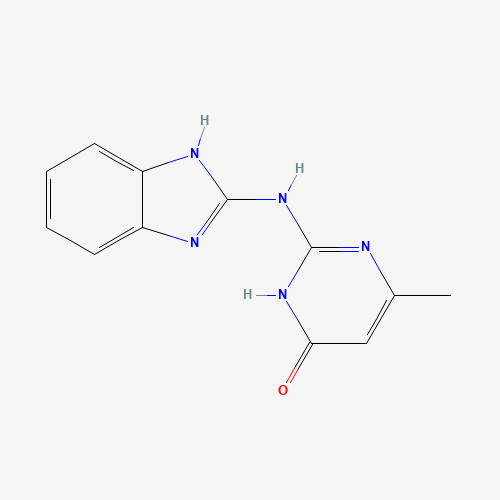 2-(1H-benzimidazol-2-ylamino)-6-methyl-1H-pyrimidin-4-one (CAS: 42389-40-2) - Related Chemical Product