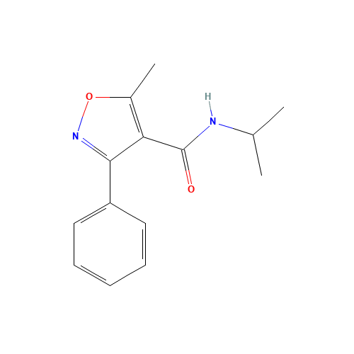 5-methyl-3-phenyl-N-propan-2-yl-1,2-oxazole-4-carboxamide (CAS: 55153-39-4) - Related Chemical Product