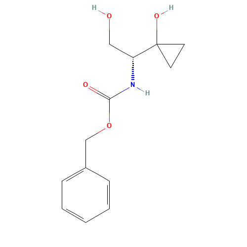 benzyl N-[2-hydroxy-1-(1-hydroxycyclopropyl)ethyl]carbamate (CAS: 377090-74-9) - Related Chemical Product