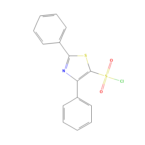 2,4-diphenyl-1,3-thiazole-5-sulfonyl chloride (CAS: 868755-57-1) - Related Chemical Product