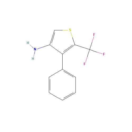 4-phenyl-5-(trifluoromethyl)thiophen-3-amine (CAS: 256427-77-7) - Related Chemical Product