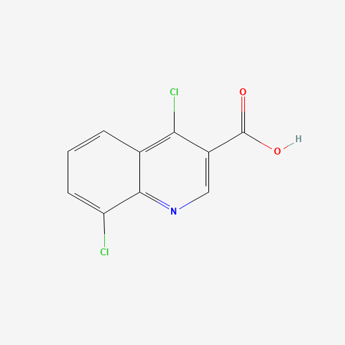 4,8-dichloroquinoline-3-carboxylic acid (CAS: 179024-69-2) - Chemical Structure and Molecular Formula 